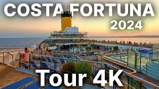 COSTA FORTUNA - Cruise ship Tour 4K - 2024