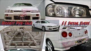 My Biggest PreSale Detail Ever Nissan Skyline R34 Vlog 48