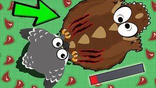 MOPE.IO FALCON KILLS DINO MONSTER *OMG* NEW BUFFS & NERFS UPDATE Mope.io Best Moments