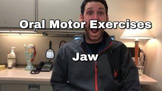 Oral Motor Exercises - Jaw - Part 15 - Open Wide and Close Tight - Speech Therapy