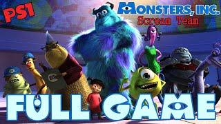 Monsters Inc Scream Team FULL GAME 100% Longplay PS1