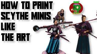 How to Paint Miniatures like the Artwork - Scythe Board game miniature painting