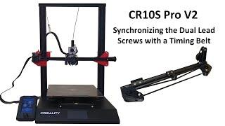 CR10S Pro V2 Dual Z-Axis Lead Screw Synchronization Timing Belt Upgrade for Your Creality 3D Printer