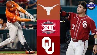 #5 Texas vs #3 Oklahoma Highlights  Big 12 Championship Game  2022 College Baseball Highlights