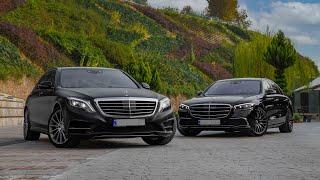 تست و بررسی دو نسل مرسدس بنز اس کلاس در تهران - Mercedes-Benz S500 2022 W223 & S500 2015 W222