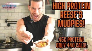 High Protein Reeses Peanut Butter Brownie Recipe Low Calorie Dessert