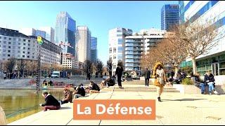 Paris France Paris La Défense walking tour - HDR walking tour - 4K HDR 60 fps