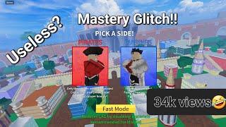 Mastery Glitch Tutorial  Blox Fruit