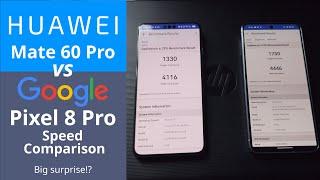 Huawei vs Google - Kirin vs Tensor - Mate 60 Pro vs Pixel 8 Pro - Speed Comparison