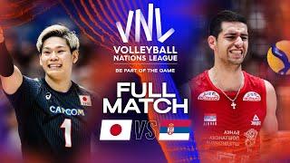  JPN vs.  SRB - Full Match  Mens VNL 2023