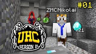 a lucky start - Cube UHC Episode 1 Season 21