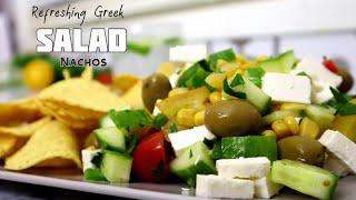 Salad Nachos Recipe  Quick and Easy Appetizer