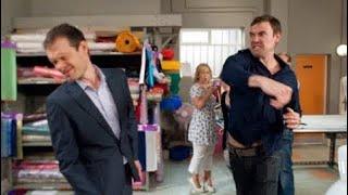 Coronation Street - Trevor Dean Punches Nick Tilsley 30th September 2010