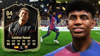 I used Lamine Yamal FIRST FC 25 SPECIAL CARD 