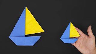 Origami Sailboat - How to Fold