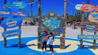 Six Flags hurricane water park in Cconcord California USA