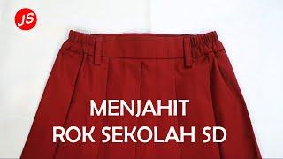 Cara Menjahit Rok Rempel Sekolah SD  Tutorial Lengkap 