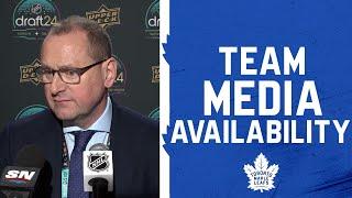 Maple Leafs Media Availability  NHL Draft  June 29 2024