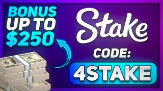 Stake Promo Code 4STAKE — up to $250 100% Deposit Bonus on Stake com