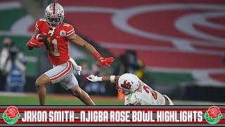 Jaxon Smith-Njigbas legendary Rose Bowl Skycam Highlights