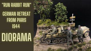 RUN RABBIT RUN - GERMAN RETREAT FROM FRANCE 1944