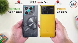 Infinix GT 20 Pro Vs Poco X6 Pro  Full Comparison  Which one is Best?