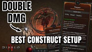 DOUBLE DAMAGE BEST CONSTRUCT PET SETUP FOR Season 3 Diablo 4