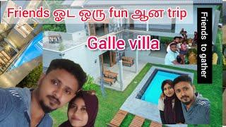 fun filled trip with friends  Sri Lankan Muslim couple vlog in Tamil galle villa