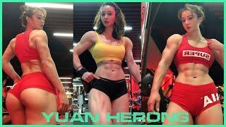 Yuan Herong - Chinese Fitness Model - IFBB Pro - INSANE Muscle Girls 2022