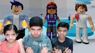 الي يعصب وما يتحكم باعصابه في اللعبة يتعاقب  روبلوكس برج الجحيم Roblox