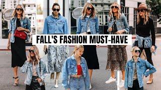 10 Reasons Why You NEED A Jean Jacket  Fall Fashion Trends 2021