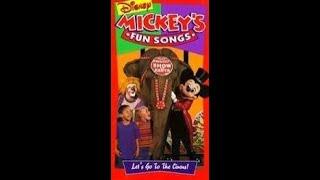 Mickeys Fun Songs - Lets Go to the Circus 1994