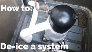 Thawing a Frozen System-HVAC Service Call