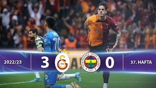 Galatasaray 3-0 Fenerbahçe - HighlightsÖzet  Spor Toto Süper Lig - 202223