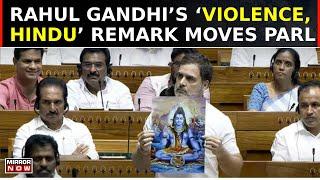 Parliament Session Rahul Gandhis Hinduism Attack On BJP Moves Sansad BJP Is Not True Hindu...