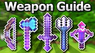 The Ultimate Minecraft 1.20 Weapons Guide - Sword Bow Axe Trident & Crossbow Compared