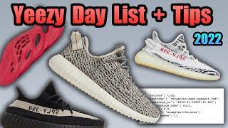 Yeezy Day 2022 Drop List  Manual Exploits + Tips