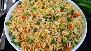 வெஜ் பிரைடு ரைஸ் ஹோட்டல் சுவையில் செஞ்சுப்பாருங்க veg fried rice recipe in tamil lunch box recipes