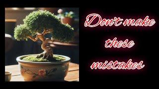 Bonsai basics for newbies. #diybonsai