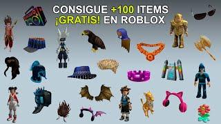 CONSIGUE MAS DE 100 ITEMS GRATIS EN ROBLOX  Abril 2024