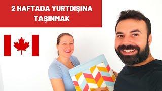 Bir Bebek ve Bir Kedi ile 2 Haftada Kanadaya Taşınmak