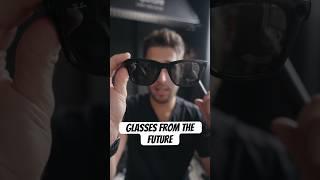 These glasses take videos and play music