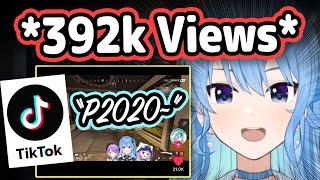 Suisei Noticed Clips Of Her Saying P2020 Went Viral On TikTok...【Hololive】