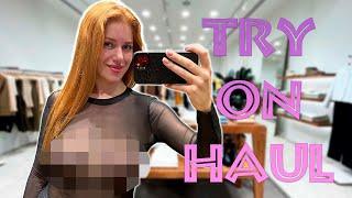 4KTransparent Try On Haul Featuring Two Stunning Outfits