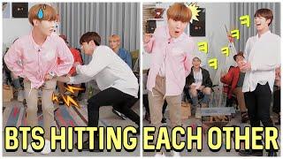 BTS Hitting Each other For 10 Minutes BTS Funny Moments