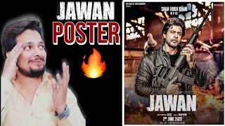 JAWAN Official Poster Reaction  Shahrukh Khan  Atlee  Srk Jawan Movie