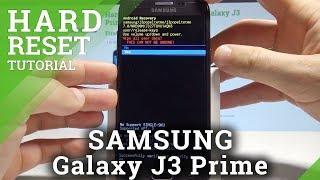 How to Hard Reset SAMSUNG Galaxy J3 Prime - Bypass Screen Lock  Wipe Data HardReset.Info