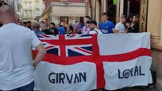 When Frankfurt Fans meet Glasgow Rangers fans in Malaga lol 