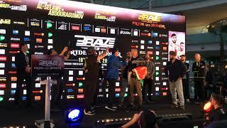 Brave CF 23 Welterweight Championship Weigh-Ins Face-Off Jarrah Al-Selawe vs. Abdoul Abdouraguimov