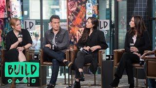 Alexa Davalos Rufus Sewell Chelah Horsdal & Isa Hackett Discuss Season 3 Of The Man In The High C